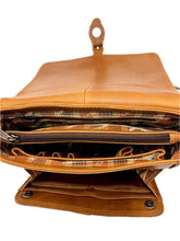 Load image into Gallery viewer, Genuine Leather Shoulder Bag Hill Burry - VB10019-4003 - Crossbody Bag - Vintage Leather Brown
