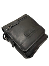 Load image into Gallery viewer, Genuine Leather Shoulder Bag Hill Burry - VB10026-6113 - Crossbody Bag - Vintage Leather Black
