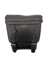 Load image into Gallery viewer, Genuine Leather Shoulder Bag Hill Burry - VB10010-3183 - Crossbody Bag - Vintage Leather Black
