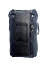 Load image into Gallery viewer, Genuine Leather Shoulder Bag Hill Burry - VB10029 - 15097- Crossbody Bag - Vintage Leather Black
