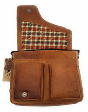 Load image into Gallery viewer, Genuine Leather Shoulder Bag Hill Burry - VB10021-3062 - Vintage Leather Brown
