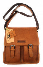 Load image into Gallery viewer, Genuine Leather Shoulder Bag Hill Burry - VB10024-3076- Crossbody Bag - Vintage Leather Brown
