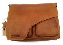 Load image into Gallery viewer, Genuine Leather Shoulder Bag Hill Burry - VB10062 - 3062B- Vintage Leather Brown
