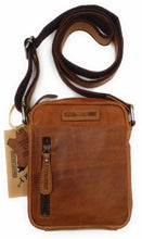 Load image into Gallery viewer, Genuine Leather Shoulder Bag Hill Burry - VB10089 - 3169 - Crossbody - Vintage Leather Brown
